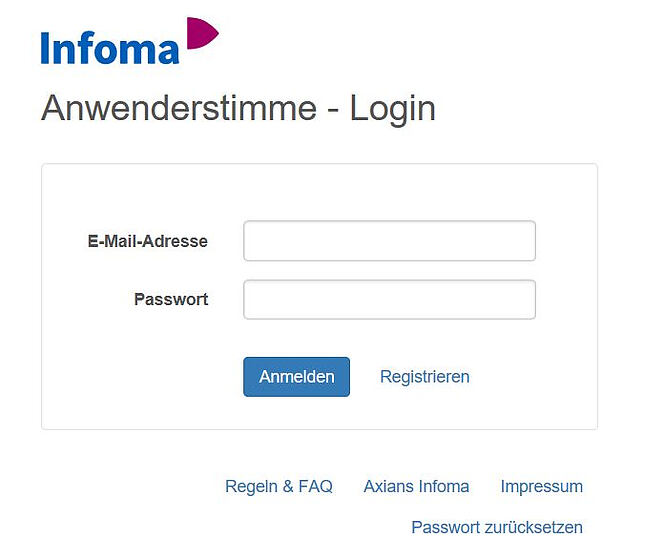 Login Anwenderstimme
