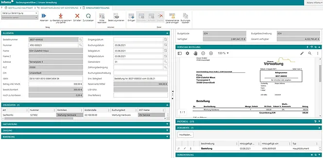 Bestellworkflow