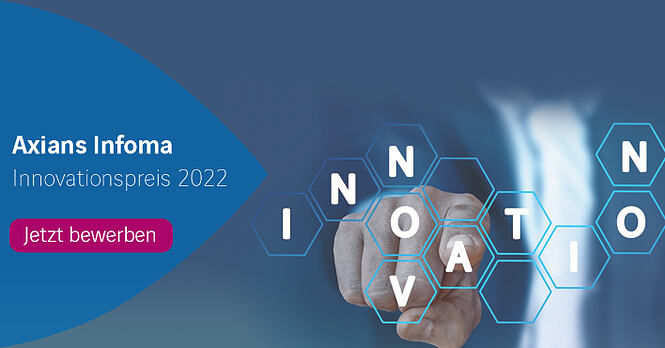 Noch bis zum 31. Juli 2022 läuft die Frist für Bewerbungen zum Axians Infoma Innovationspreis 2022.