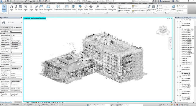 BIM-fähiges 3D-Gebäudemodell
