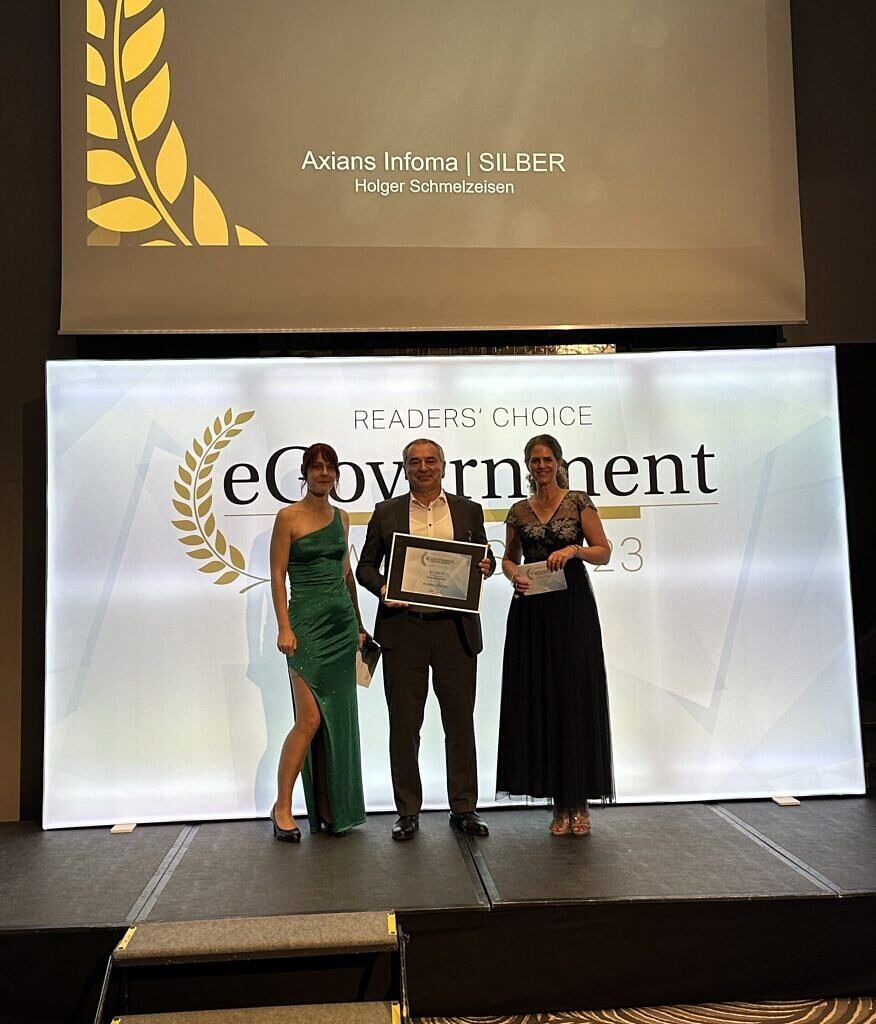 eGovernment Award 2023: Axians Infoma gewinnt Silber