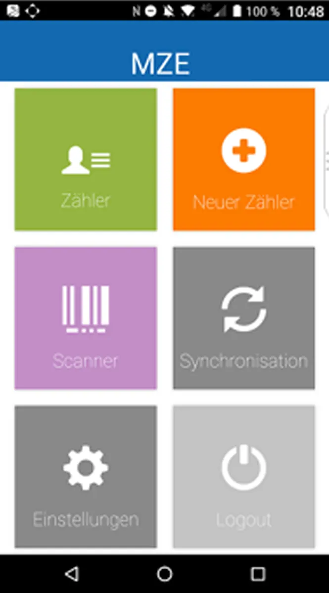 Mobile App Zählerstandserfassung