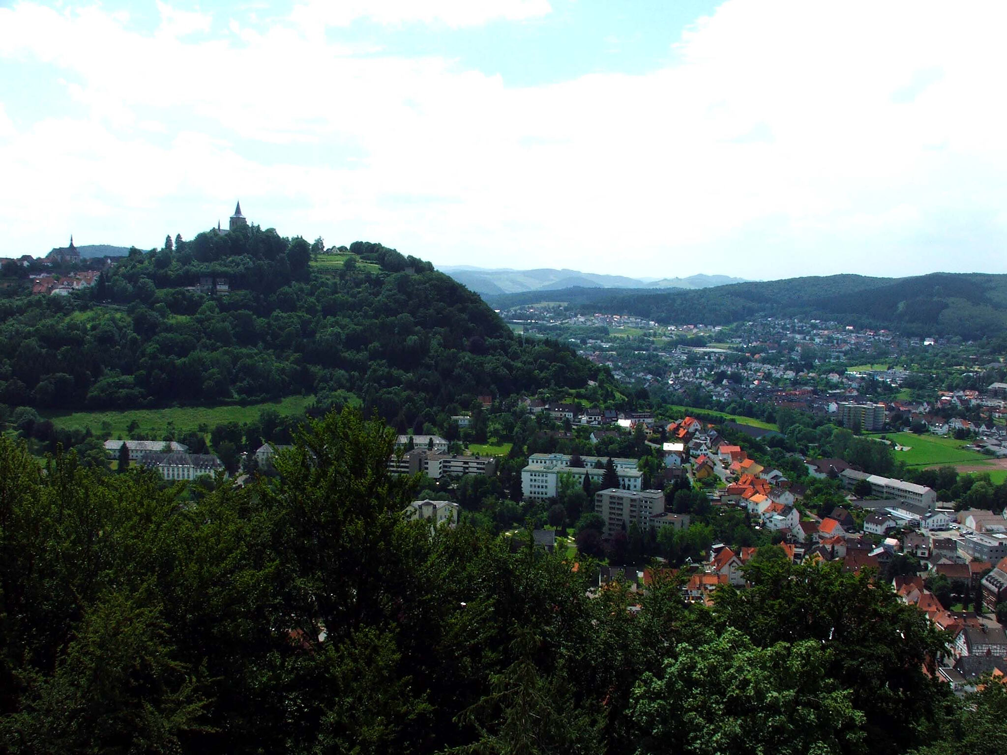 Luftaufnahme Stadt Marsberg
