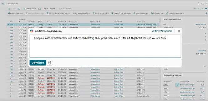 Microsoft Copilot Chat Analyse Assistent