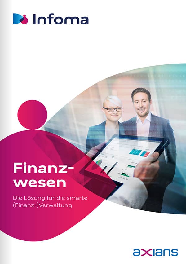 Finanzwesen Broschüre Cover
