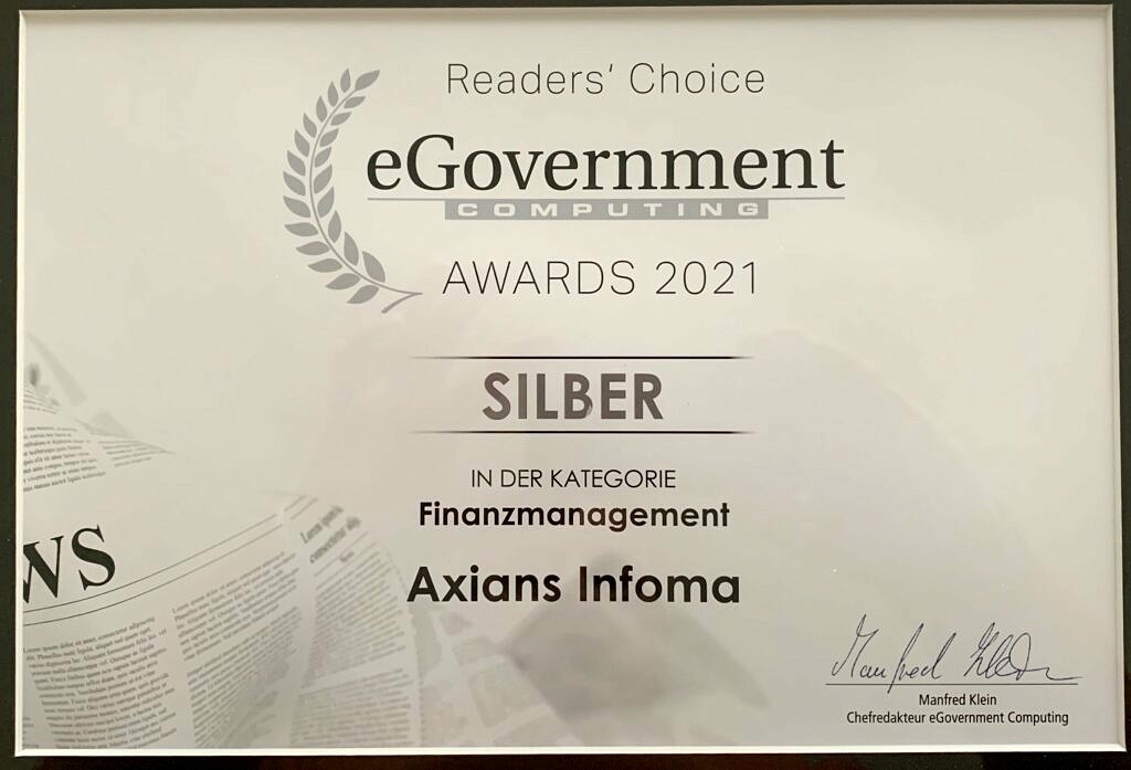 eGovernment Award 2021_Silber
