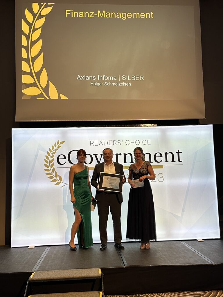 eGovernment Award 2023: Axians Infoma gewinnt Silber