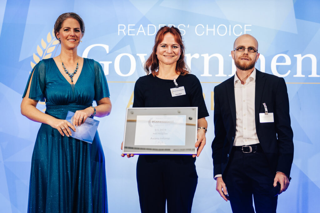 Infoma erneut ausgezeichnet: Silber-Award beim eGovernment Award 2025